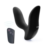 Черный вибромассажер простаты 3,5’’ Remote Control Curve P-spot Massager - 12 см. - Erokay - в Костроме купить с доставкой