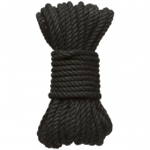 Черная верёвка для связывания и фиксации Bind Tie - 9,14 м. - Doc Johnson - купить с доставкой в Костроме