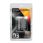 Прозрачная насадка с шипами и шишечками STAY HARD COCK SLEEVE 03 CLEAR - Blush Novelties - в Костроме купить с доставкой
