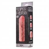 Фаллоудлинитель SUPER HERO Dewil - 17,5 см. - Lola Games - в Костроме купить с доставкой