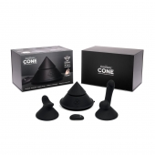 Конусный вибромассажер Cowgirl Cone с 2 насадками - CowGirl - купить с доставкой в Костроме