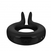 Черное эрекционное кольцо Marry Me Rechargeable Vibrating Cockring - Adrien Lastic - в Костроме купить с доставкой