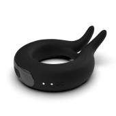 Черное эрекционное кольцо Marry Me Rechargeable Vibrating Cockring - Adrien Lastic - в Костроме купить с доставкой