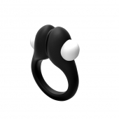 Черное эрекционное кольцо Zippy Vibrating Ring With Bullet - Adrien Lastic - в Костроме купить с доставкой