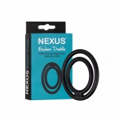 Черное двойное эрекционное кольцо Nexus Enduro Double - Nexus Range - в Костроме купить с доставкой