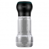 Набор PowerBlow   Feel Pocket Stroker Crystal: мастурбатор и интерактивная насадка - Kiiroo - в Костроме купить с доставкой