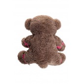 Бондажный набор: бурый мишка с розовыми оковами и наручниками - Pecado - купить с доставкой в Костроме