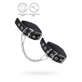 Черные оковы из одного ремешка с люверсами - Pecado - купить с доставкой в Костроме