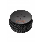 Черная веревка для шибари на катушке - 5 м. - Pecado - купить с доставкой в Костроме