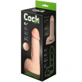 Телесный фаллоудлинитель с мошонкой Cock Next - 17 см. - LOVETOY (А-Полимер) - в Костроме купить с доставкой