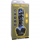 Черно-синяя мини-машина на присоске Tendril Thruster - 21,6 см. - Doc Johnson - купить с доставкой в Костроме