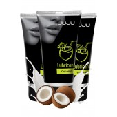 Набор из 3 съедобных лубрикантов JUJU со вкусом кокоса - JuJu - купить с доставкой в Костроме
