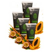 Набор из 5 съедобных лубрикантов JUJU со вкусом тропических фруктов - JuJu - купить с доставкой в Костроме