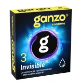 Супертонкие презервативы Ganzo Invisible - 3 шт. - Ganzo - купить с доставкой в Костроме