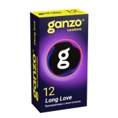 Презервативы с анестетиком для продления удовольствия Ganzo Long Love - 12 шт. - Ganzo - купить с доставкой в Костроме