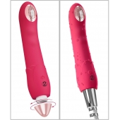 Малиновая насадка на душ с вибрацией Showers to orgasm - 20,1 см. - Orion - купить с доставкой в Костроме