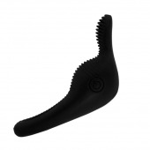 Чёрное эрекционное виброкольцо Thimble - Baile - в Костроме купить с доставкой