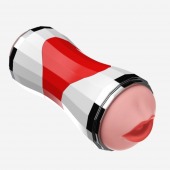 Двусторонний мастурбатор в колбе Power Grip Cup - вагина и ротик - Boys of Toys - в Костроме купить с доставкой