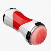 Двусторонний мастурбатор в колбе Power Grip Cup - вагина и ротик - Boys of Toys - в Костроме купить с доставкой