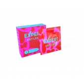 Презервативы с разогревающим эффектом Expert Hot Love - 3 шт. - Expert - купить с доставкой в Костроме