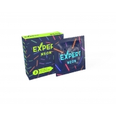 Светящиеся в темноте презервативы Expert Neon - 3 шт. - Expert - купить с доставкой в Костроме