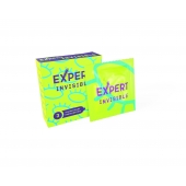 Ультратонкие презервативы Expert Invisible - 3 шт. - Expert - купить с доставкой в Костроме
