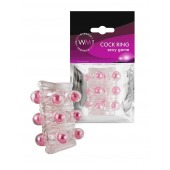 Прозрачная сквозная насадка на пенис с цветными шариками - Erowoman-Eroman - в Костроме купить с доставкой