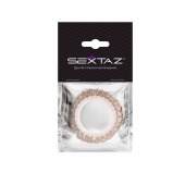 Эрекционное кольцо с бежевыми «ресничками» - Sextaz - в Костроме купить с доставкой