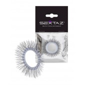 Круглое эрекционное кольцо с «ресничками» - Sextaz - в Костроме купить с доставкой