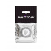 Эластичное эрекционное кольцо с длинными черными «ресничками» - Sextaz - в Костроме купить с доставкой