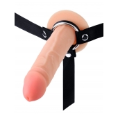 Мужской полый страпон на регулируемых ремнях - 18,5 см. - Sex Expert - купить с доставкой в Костроме