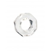 Прозрачное эрекционное кольцо в форме гайки - Sex Expert - в Костроме купить с доставкой