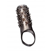 Дымчатая насадка на пенис с выпуклостями - 12 см. - Sex Expert - в Костроме купить с доставкой