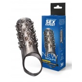 Дымчатая насадка на пенис с выпуклостями - 12 см. - Sex Expert - в Костроме купить с доставкой