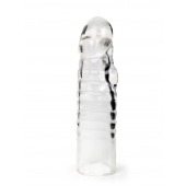 Прозрачная закрытая насадка на член - 15 см. - Sex Expert - в Костроме купить с доставкой