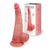 Телесный реалистичный фаллоимитатор с присоской - 30 см. - Erowoman-Eroman