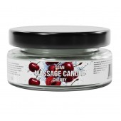 Массажная свеча «Спелая вишня» - 50 мл. - SGAN - купить с доставкой в Костроме