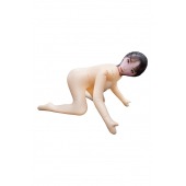 Телесная надувная секс-кукла в позиции догги-стайл - NMC - в Костроме купить с доставкой