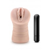 Телесный мастурбатор-вагина Ayumi с вибрацией - Blush Novelties - в Костроме купить с доставкой