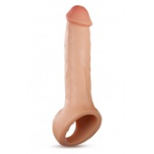 Телесная насадка-удлинитель Thrive 8.75 Inch Realistic Penis Extender Sleeve - 22,2 см. - Blush Novelties - в Костроме купить с доставкой