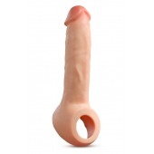 Телесная насадка-удлинитель Thrive 8.75 Inch Realistic Penis Extender Sleeve - 22,2 см. - Blush Novelties - в Костроме купить с доставкой
