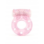 Розовое эрекционное виброкольцо с бабочкой - 1137 - в Костроме купить с доставкой