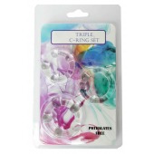 Набор из 3 эрекционных прозрачных колец - Boys of Toys - в Костроме купить с доставкой