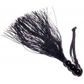 Черная силиконовая плетка - 25,4 см. - Boys of Toys - купить с доставкой в Костроме