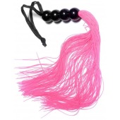 Розовая силиконовая плеть - 35,5 см. - Boys of Toys - купить с доставкой в Костроме