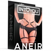 Черные стрепы на бёдра Aneir - Intoyou - купить с доставкой в Костроме