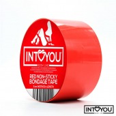 Красный скотч для фиксации Non-Sticky Bondage Tape - 15 м. - Intoyou - купить с доставкой в Костроме