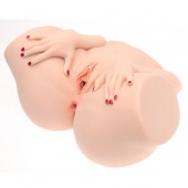 Телесный мастурбатор-полуторс Barbie - Naked Factory - в Костроме купить с доставкой