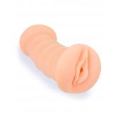 Телесный двусторонний мастурбатор с вибропулей и эрекционными кольцами в комплекте - Sexy Girl - в Костроме купить с доставкой