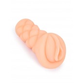 Телесный мастурбатор-вагина с вибропулей и эрекционными кольцами в комплекте - Sexy Girl - в Костроме купить с доставкой